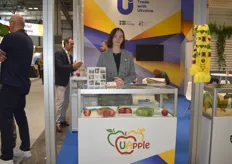 Daryna Voitanishek, export manager for UApple. The Ukrainian apple exporter ships their apples to Europe.